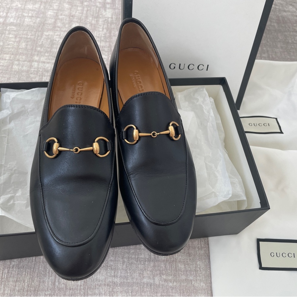 Gucci Jorddaan Horsebit Loafers